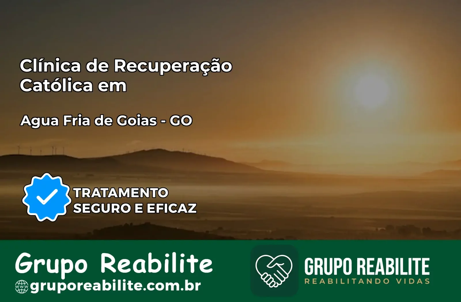 Clínica de Recuperação Católica em Água Fria de Goiás | Internação 24h