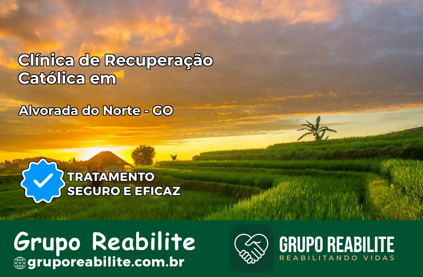 Clínica de Recuperação Católica em Alvorada do Norte | Internação 24h