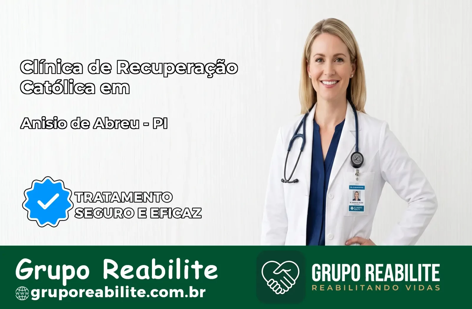 Clínica de Recuperação Católica em Anísio de Abreu | Internação 24h