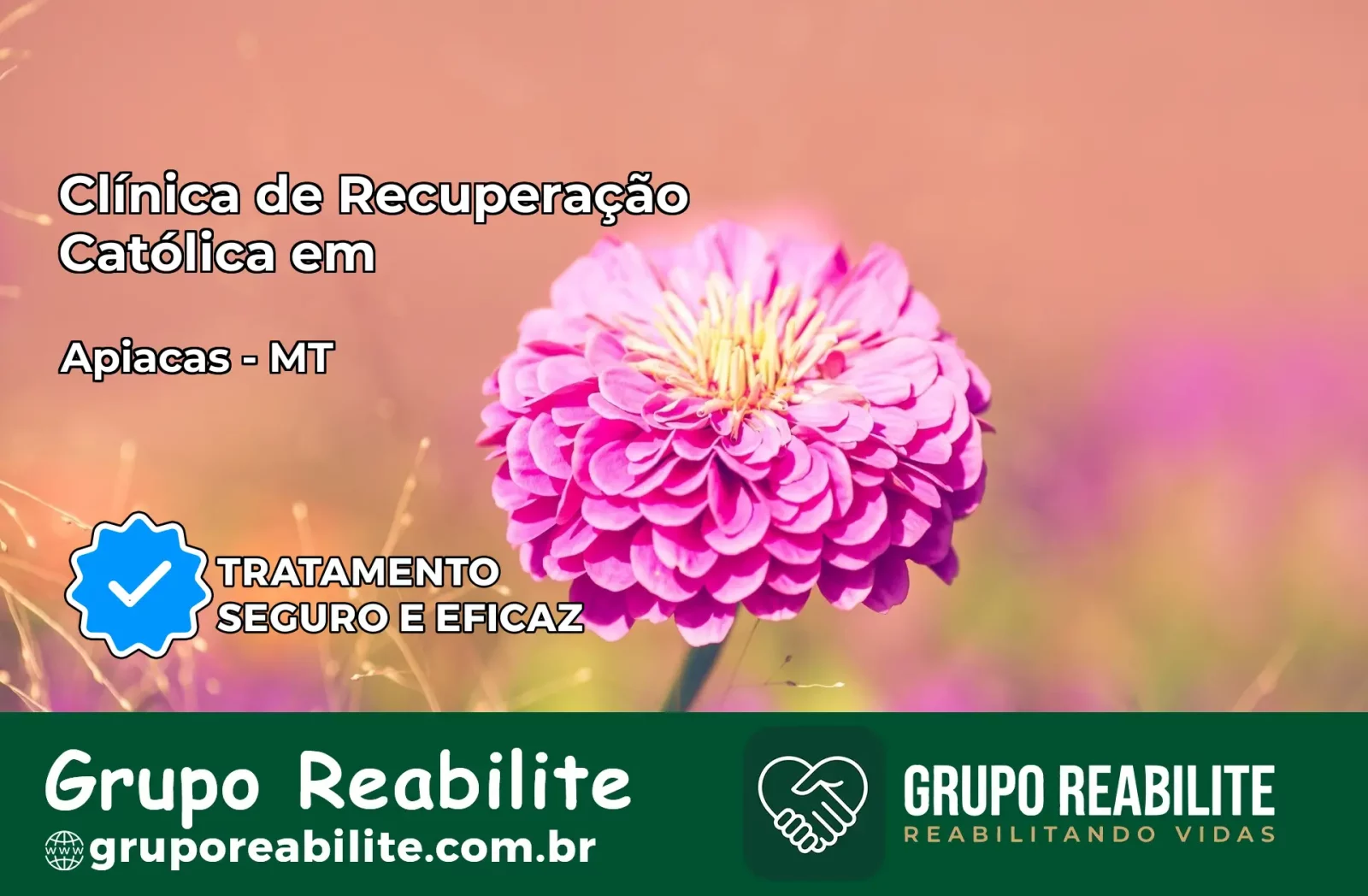 Clínica de Recuperação Católica em Apiacás | Internação 24h