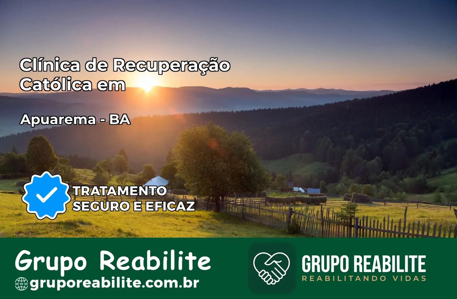 Clínica de Recuperação Católica em Apuarema | Internação 24h