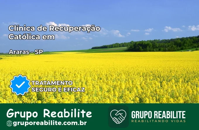 Clínica de Recuperação Católica em Araras | Internação 24h