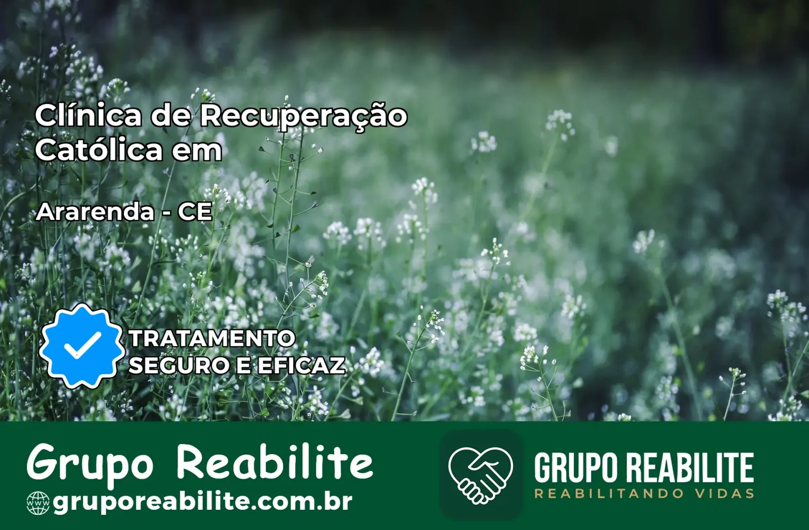 Clínica de Recuperação Católica em Ararendá | Internação 24h