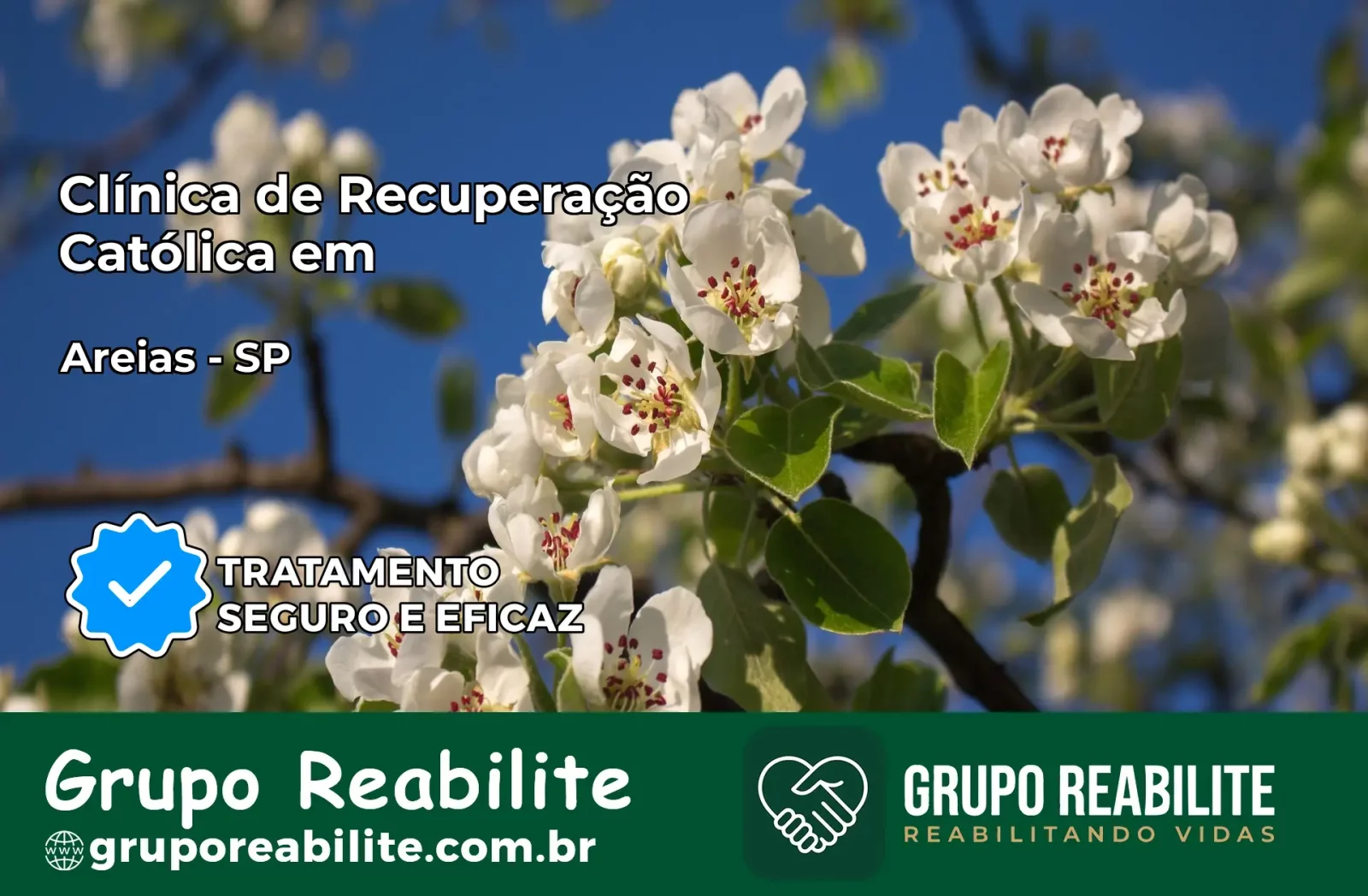 Clínica de Recuperação Católica em Areias | Internação 24h
