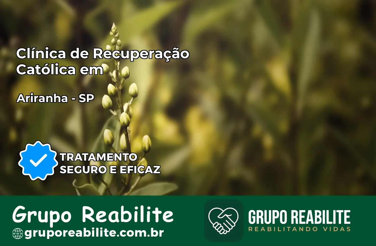 Clínica de Recuperação Católica em Ariranha | Internação 24h