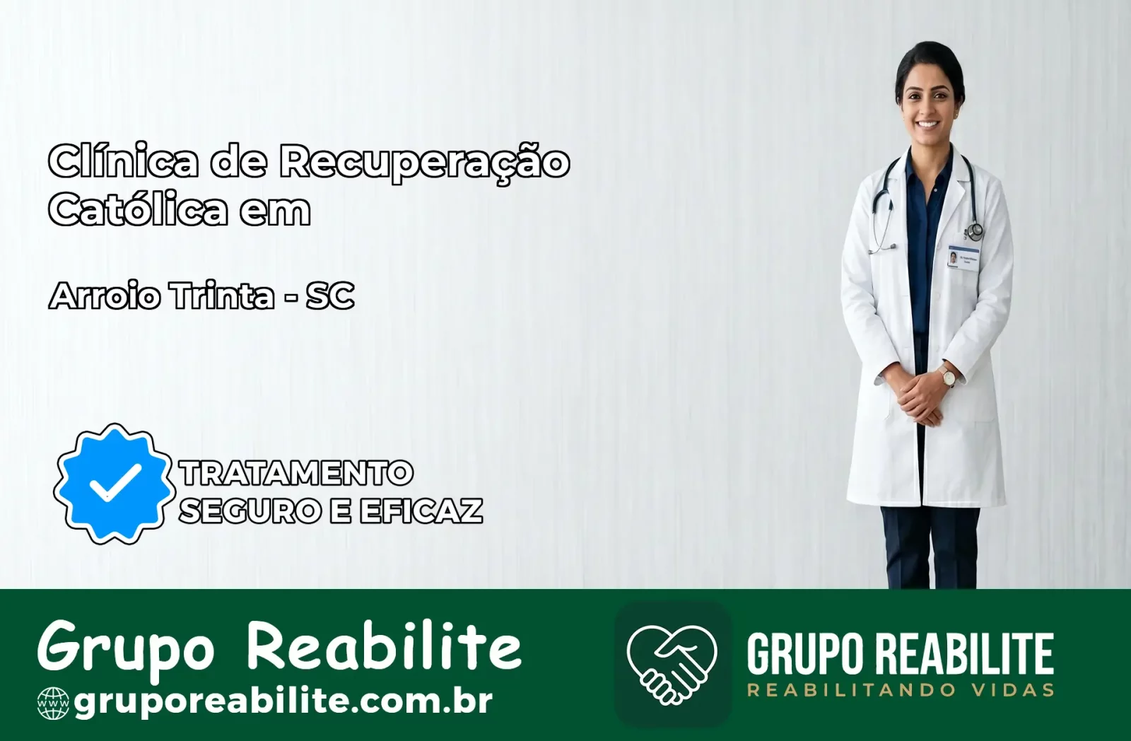 Clínica de Recuperação Católica em Arroio Trinta | Internação 24h