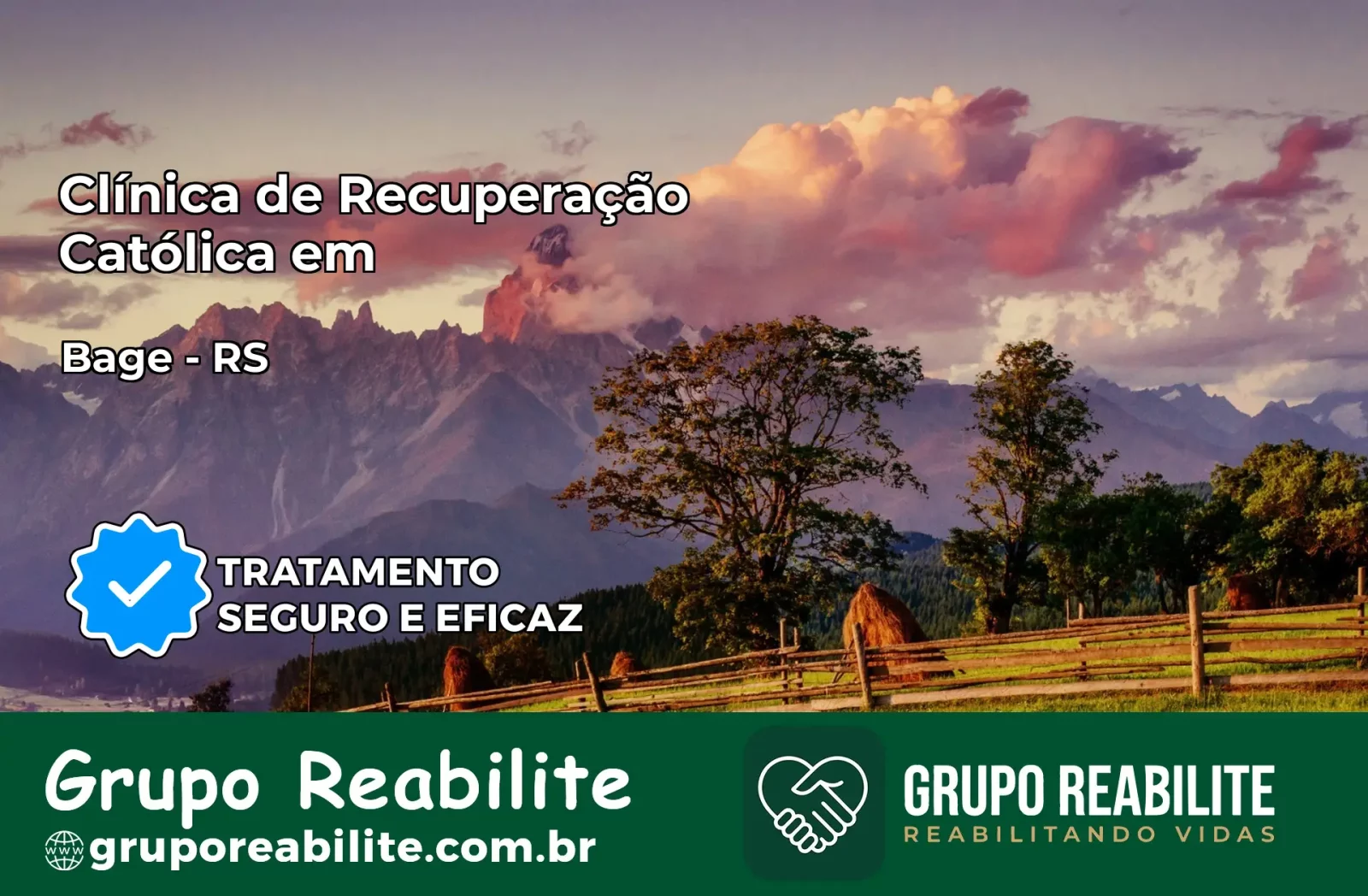 Clínica de Recuperação Católica em Bagé | Internação 24h