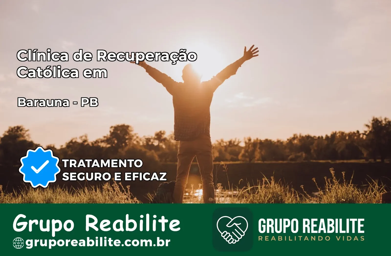 Clínica de Recuperação Católica em Baraúna | Internação 24h