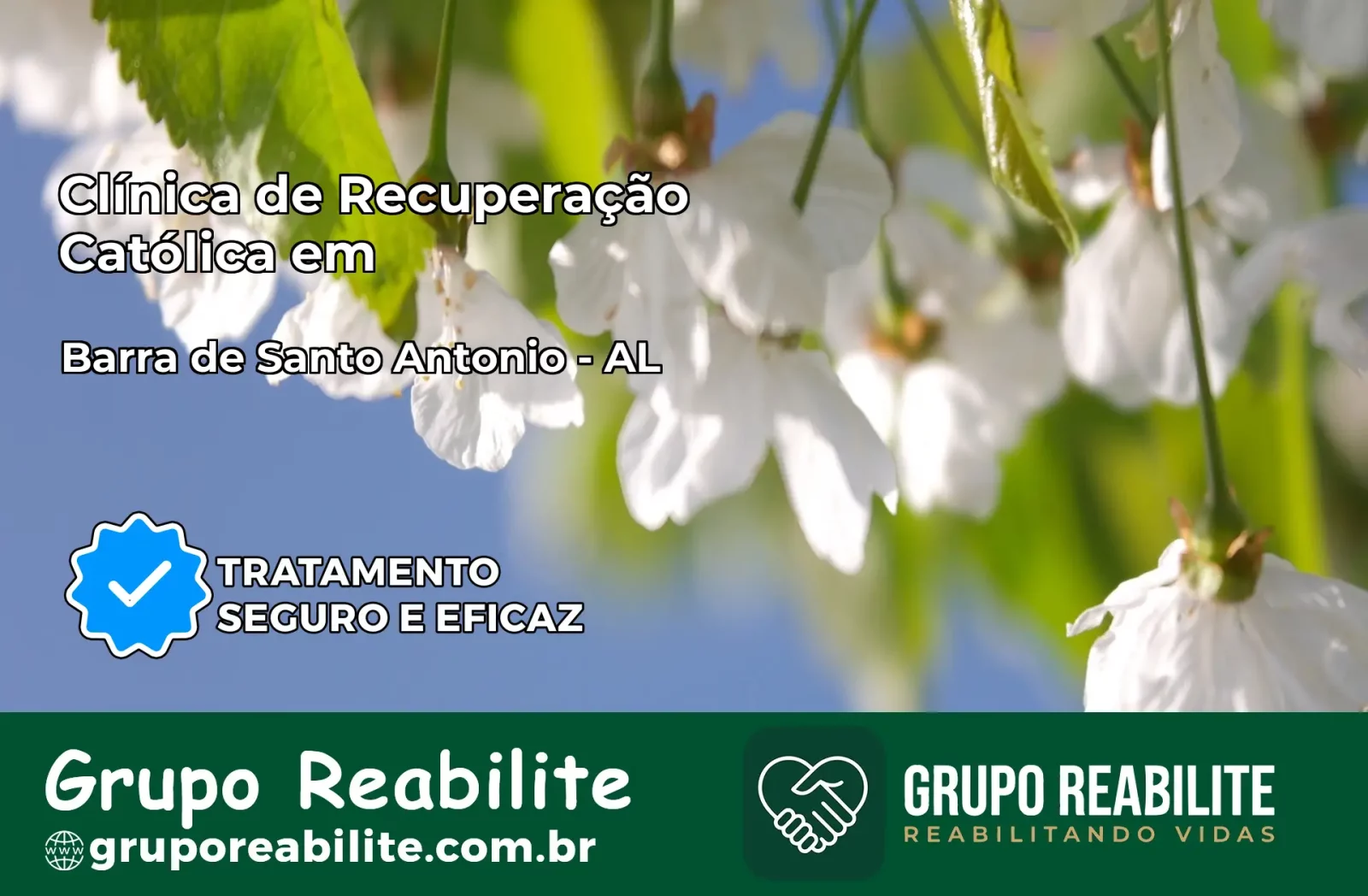 Clínica de Recuperação Católica em Barra de Santo Antônio | Internação 24h