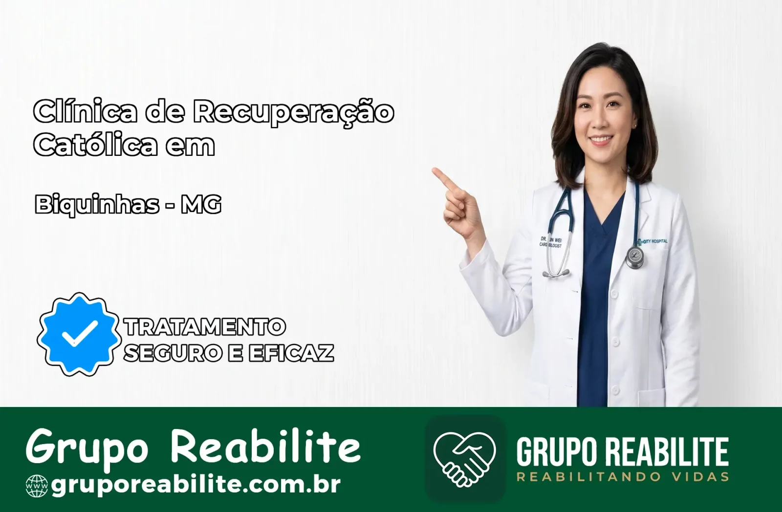 Clínica de Recuperação Católica em Biquinhas | Internação 24h