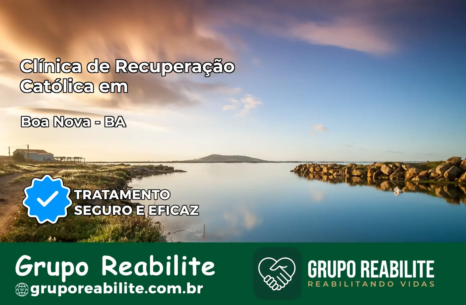 Clínica de Recuperação Católica em Boa Nova | Internação 24h