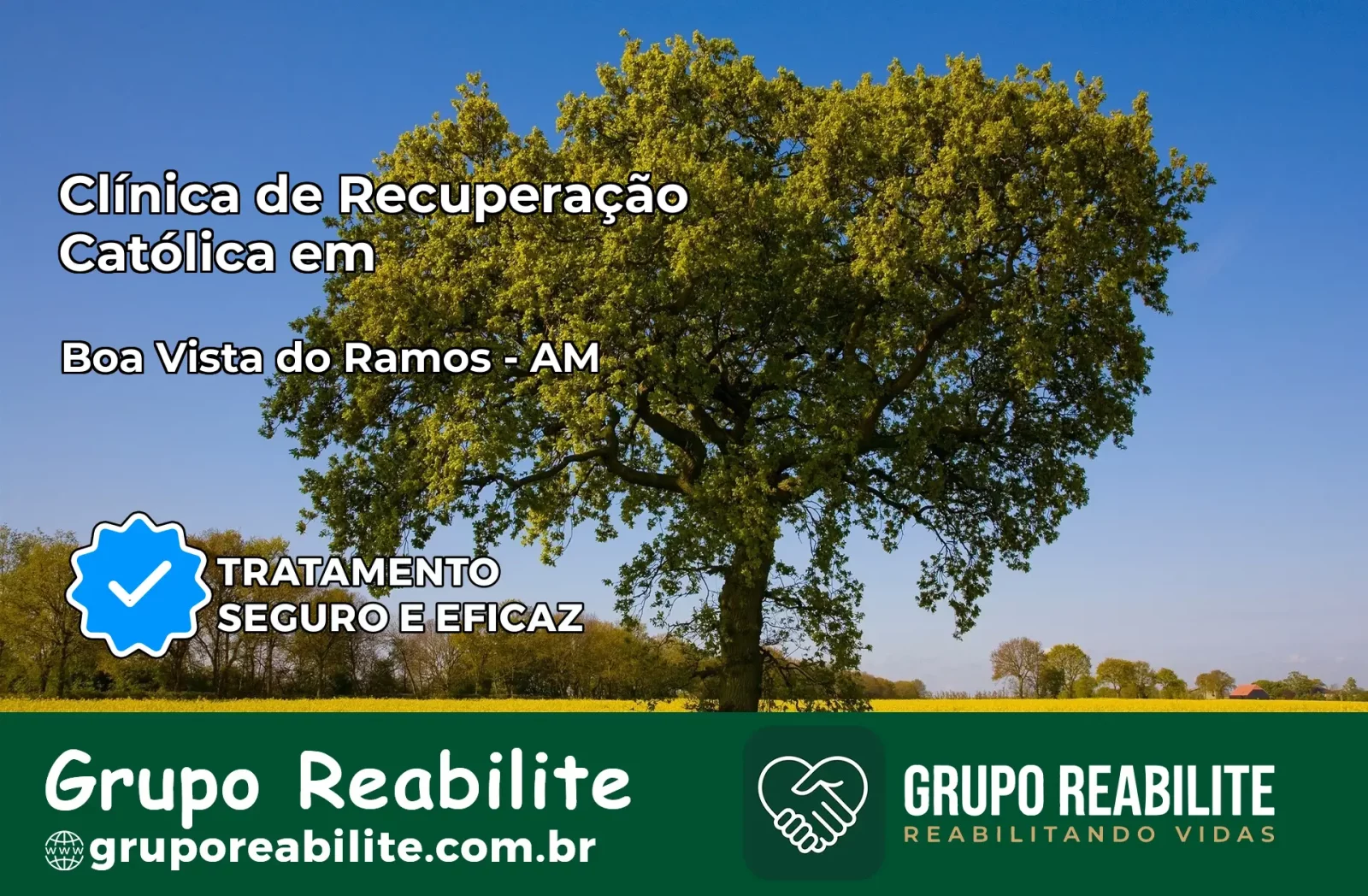 Clínica de Recuperação Católica em Boa Vista do Ramos | Internação 24h