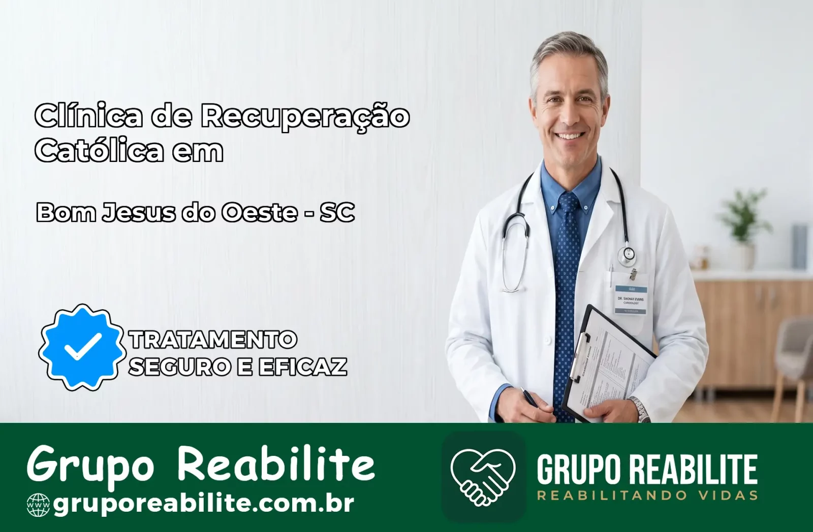 Clínica de Recuperação Católica em Bom Jesus do Oeste | Internação 24h