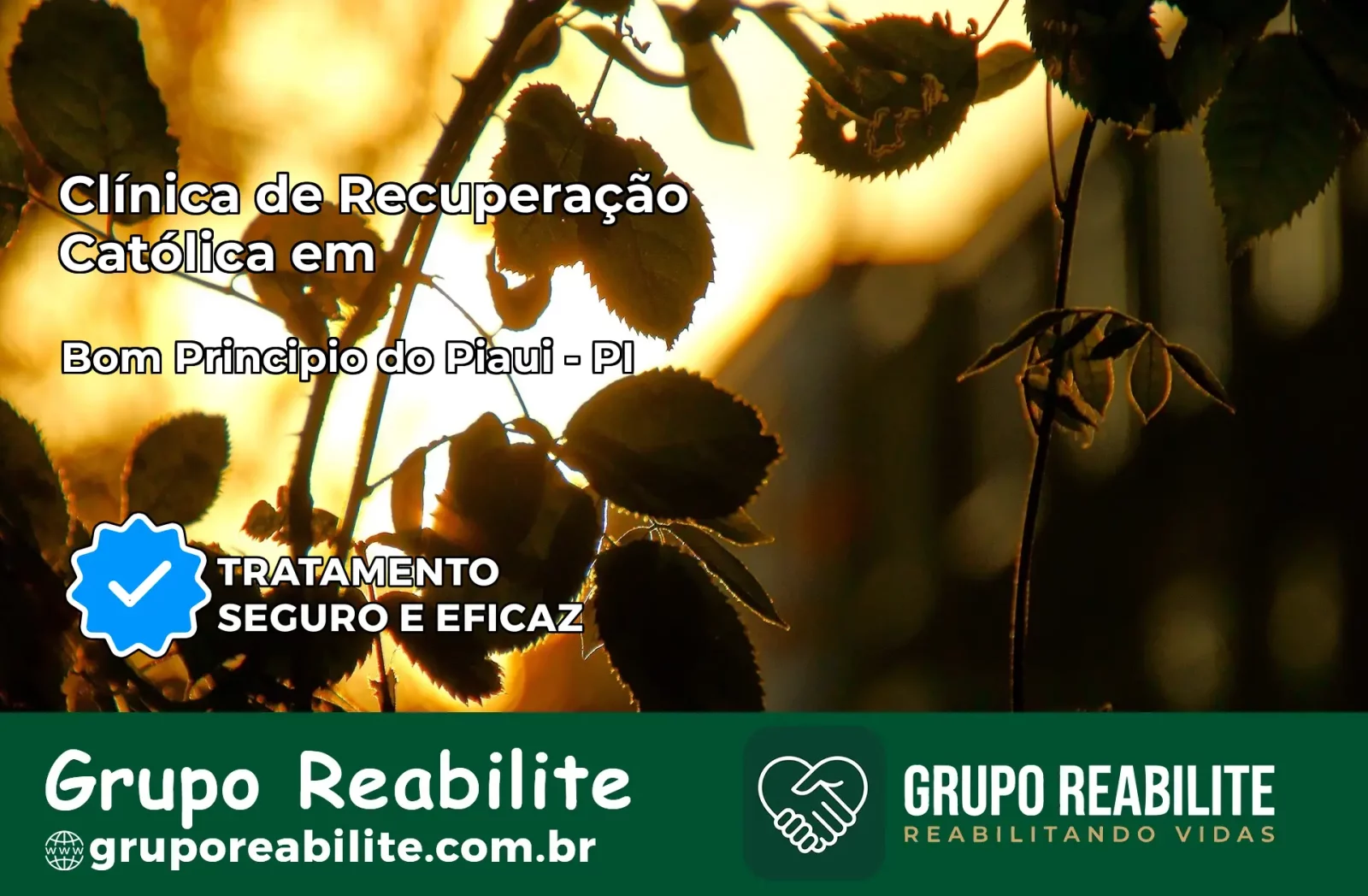 Clínica de Recuperação Católica em Bom Princípio do Piauí | Internação 24h