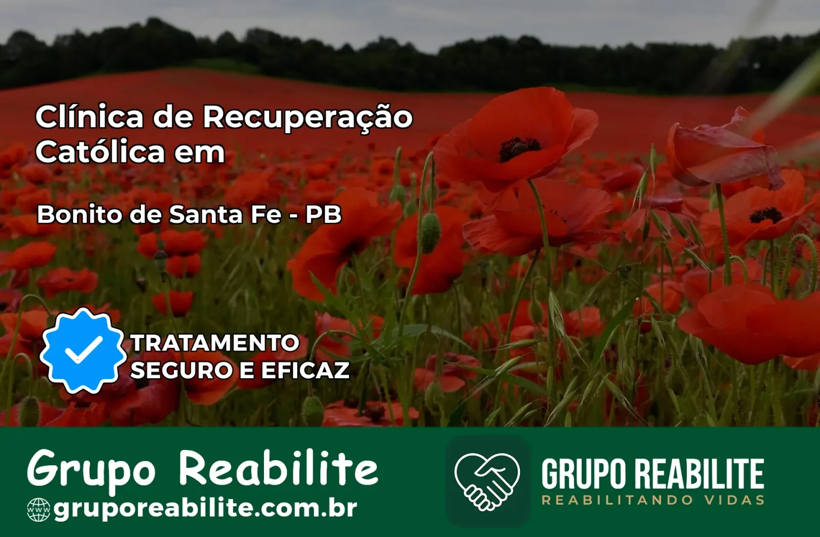 Clínica de Recuperação Católica em Bonito de Santa Fé | Internação 24h
