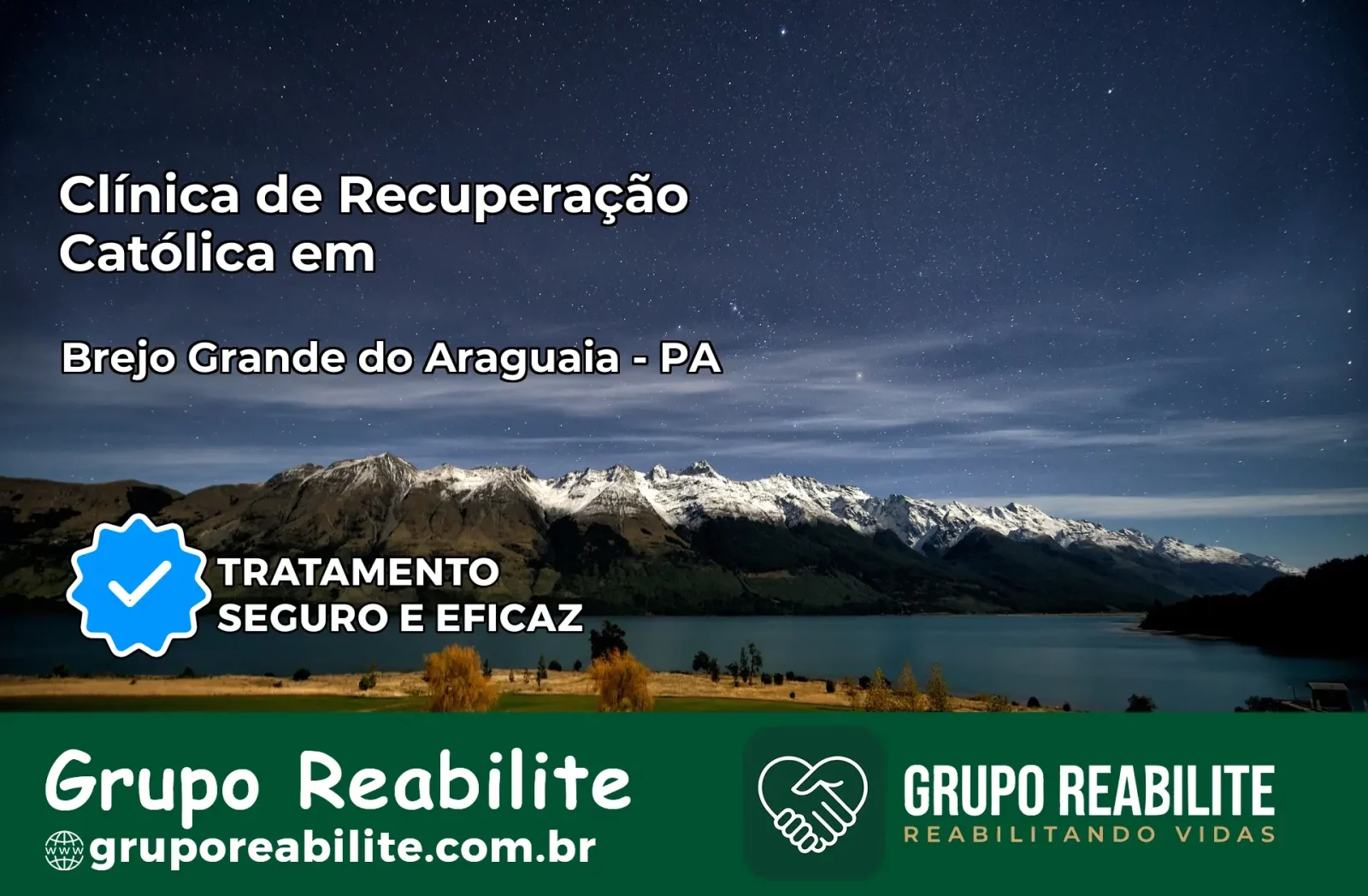 Clínica de Recuperação Católica em Brejo Grande do Araguaia | Internação 24h