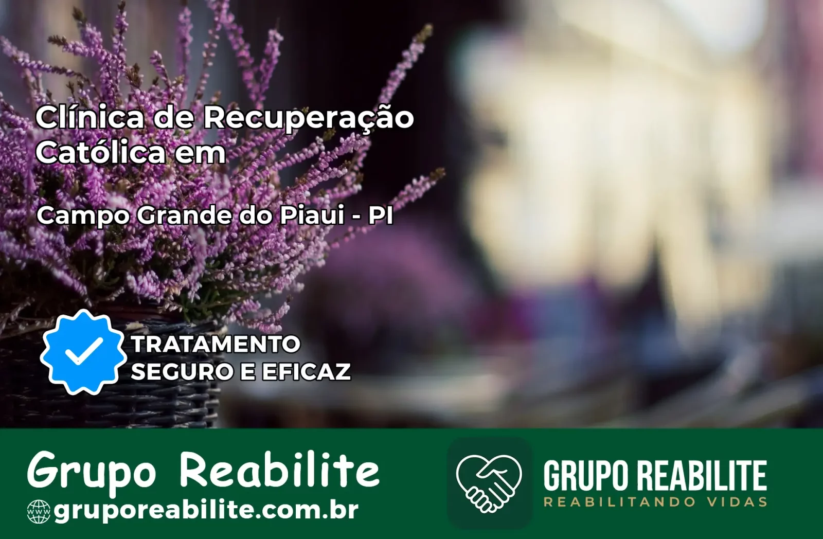 Clínica de Recuperação Católica em Campo Grande do Piauí | Internação 24h