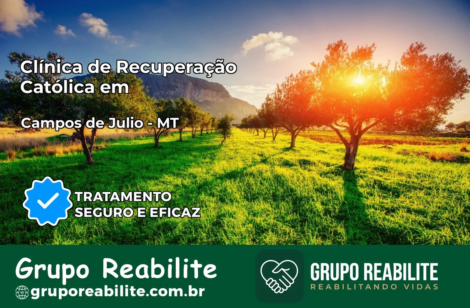 Clínica de Recuperação Católica em Campos de Júlio | Internação 24h