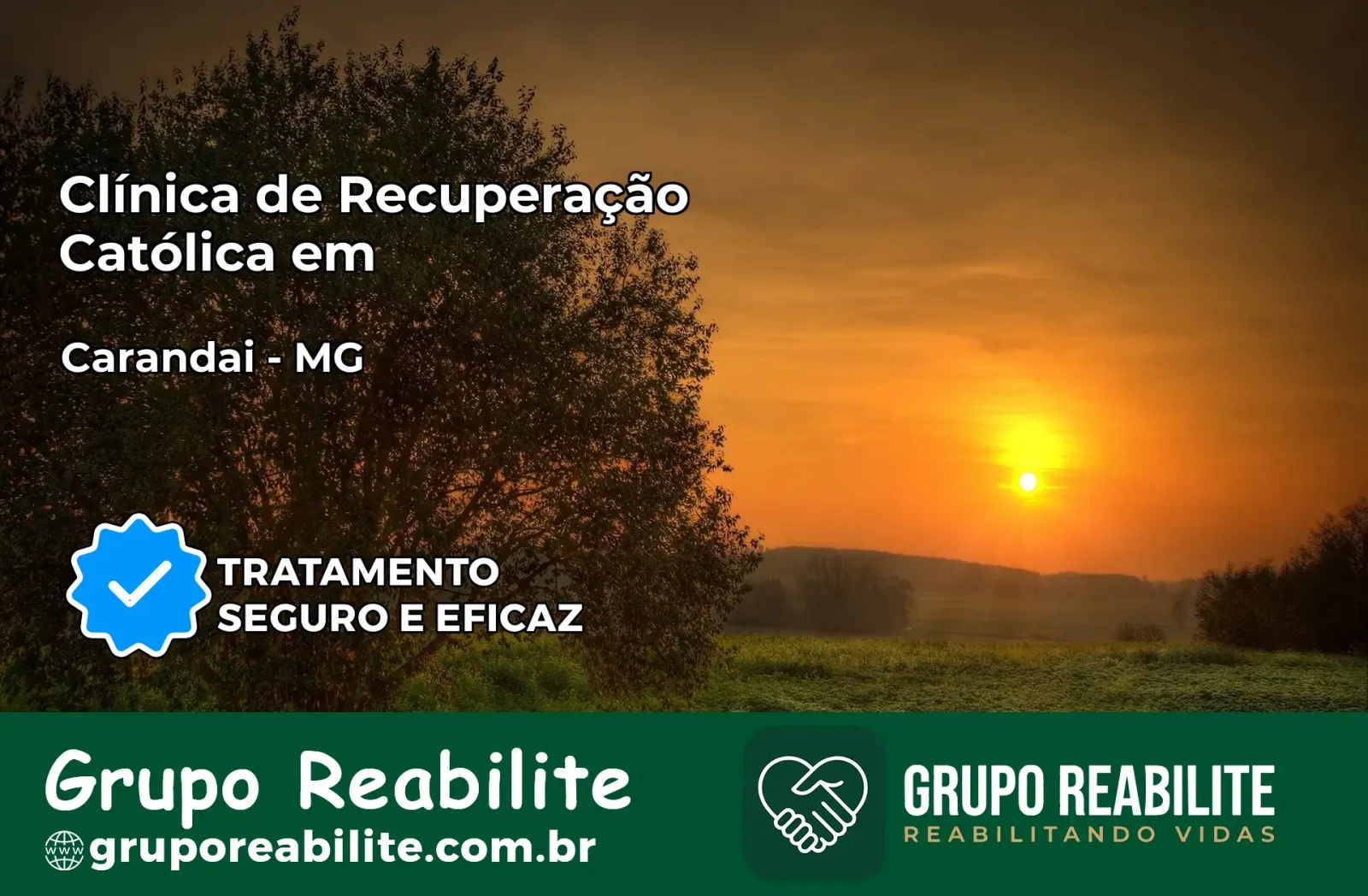 Clínica de Recuperação Católica em Carandaí | Internação 24h