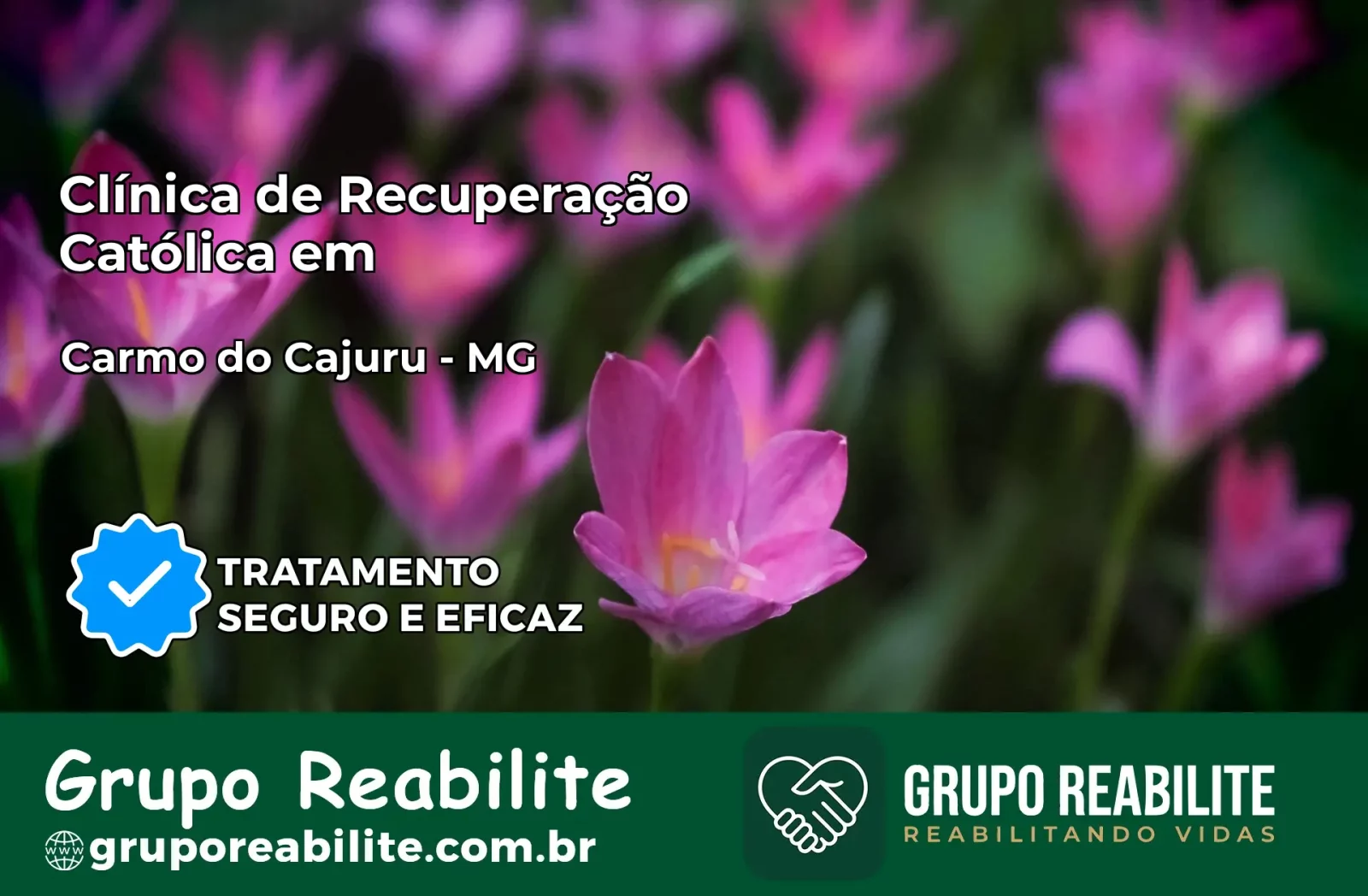 Clínica de Recuperação Católica em Carmo do Cajuru | Internação 24h