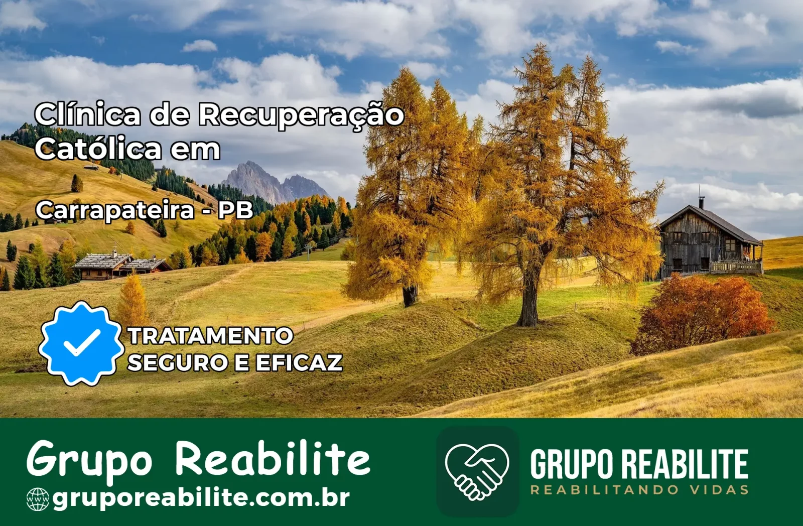 Clínica de Recuperação Católica em Carrapateira | Internação 24h