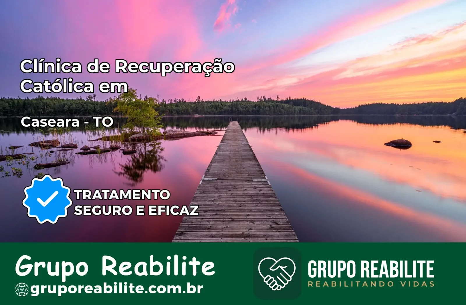 Clínica de Recuperação Católica em Caseara | Internação 24h