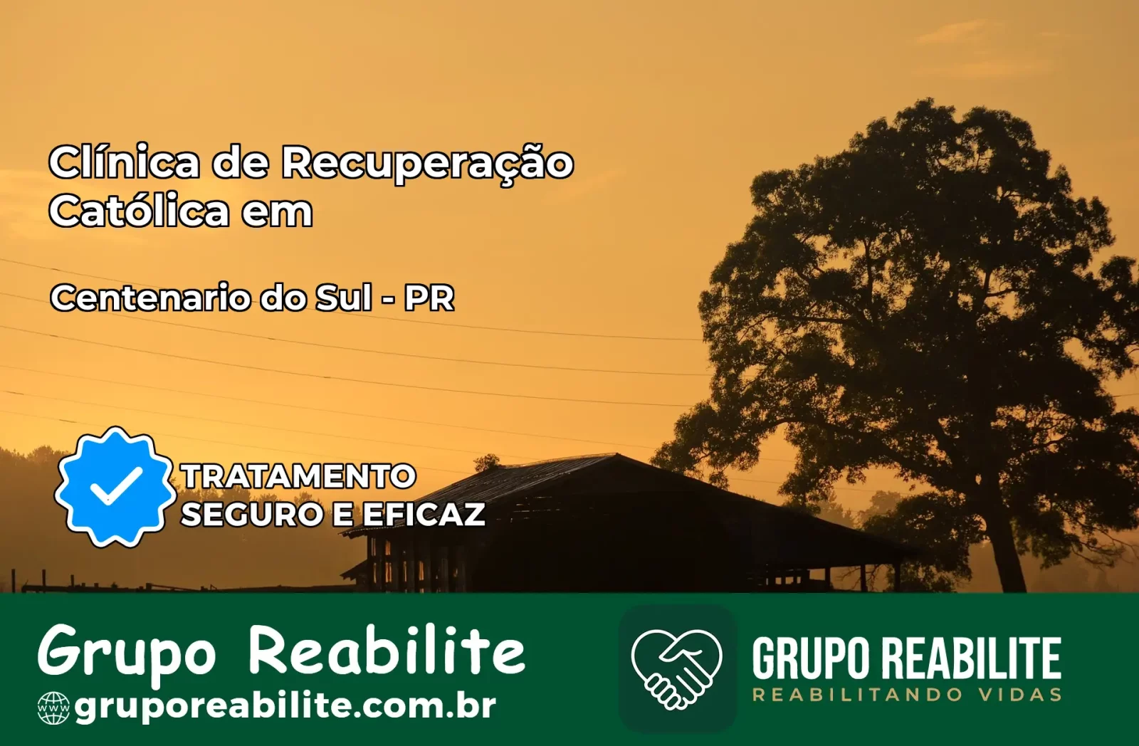 Clínica de Recuperação Católica em Centenário do Sul | Internação 24h