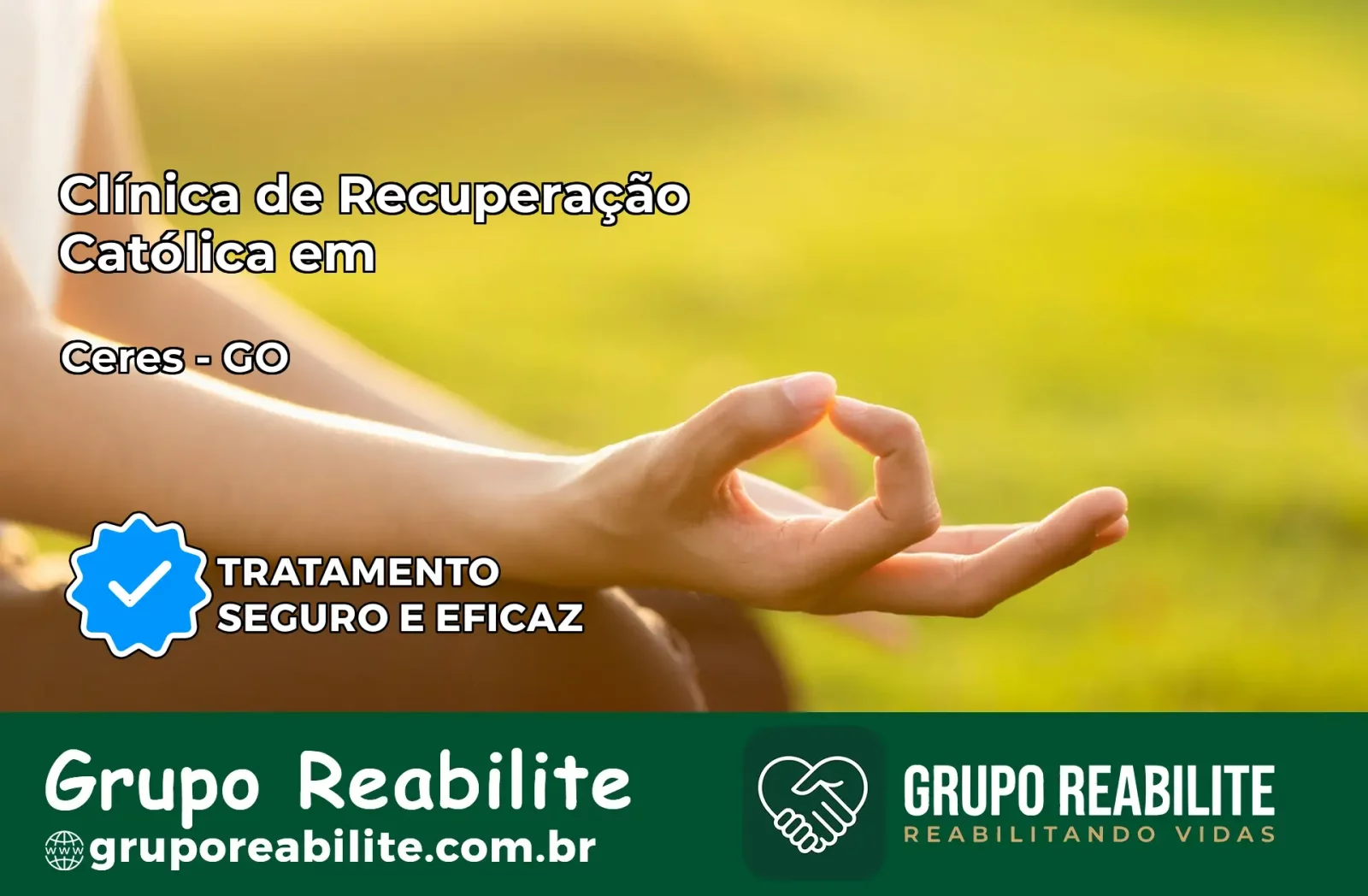 Clínica de Recuperação Católica em Ceres | Internação 24h