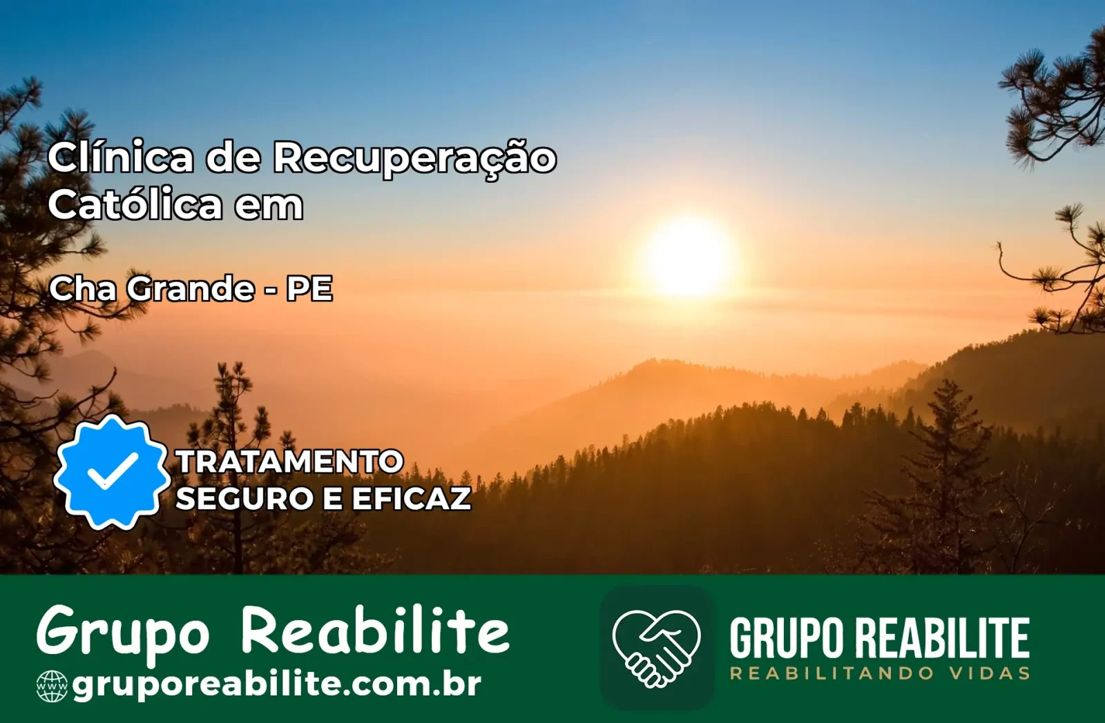 Clínica de Recuperação Católica em Chã Grande | Internação 24h