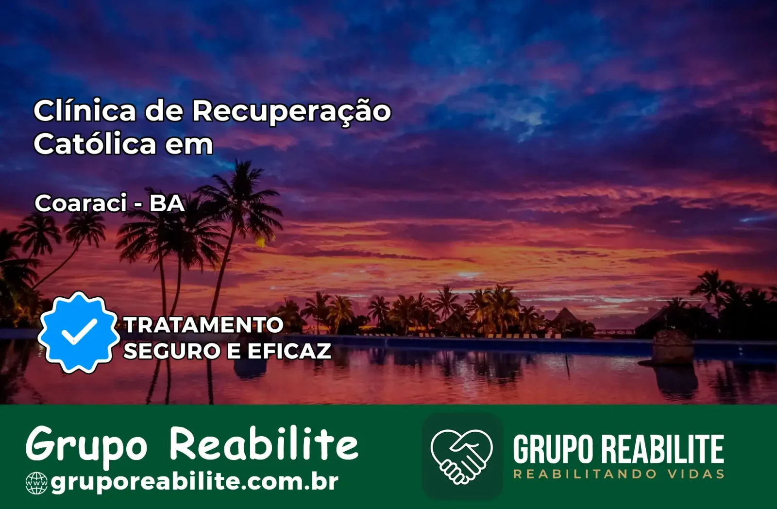 Clínica de Recuperação Católica em Coaraci | Internação 24h