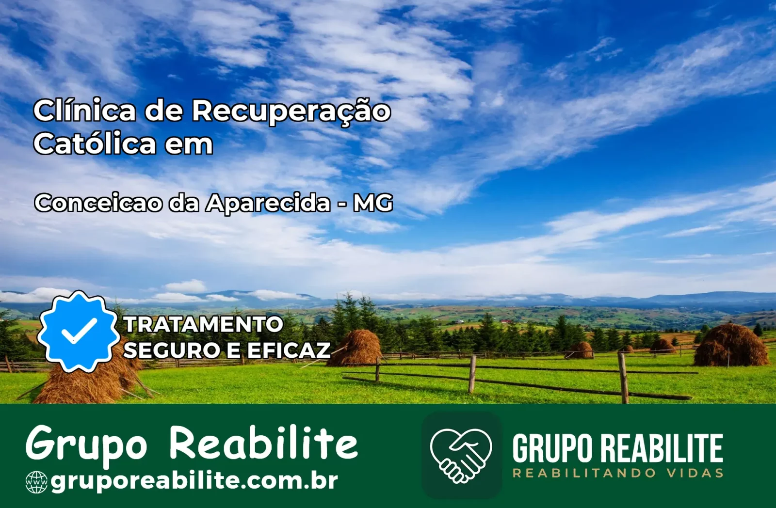 Clínica de Recuperação Católica em Conceição da Aparecida | Internação 24h