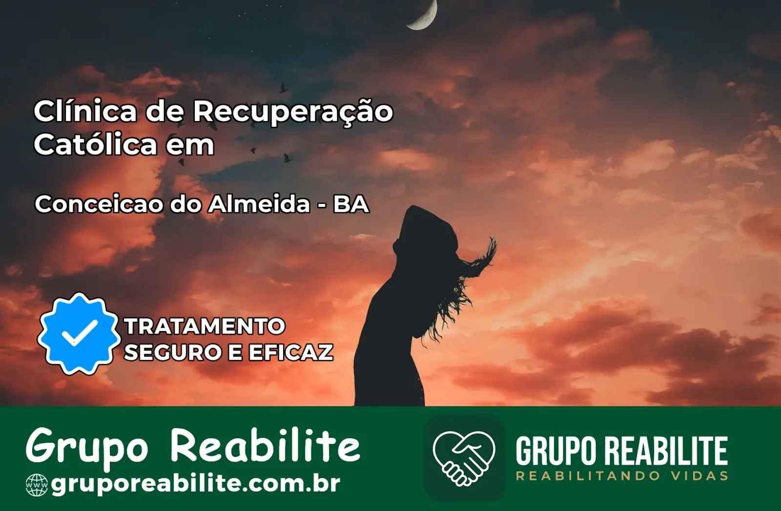 Clínica de Recuperação Católica em Conceição do Almeida | Internação 24h