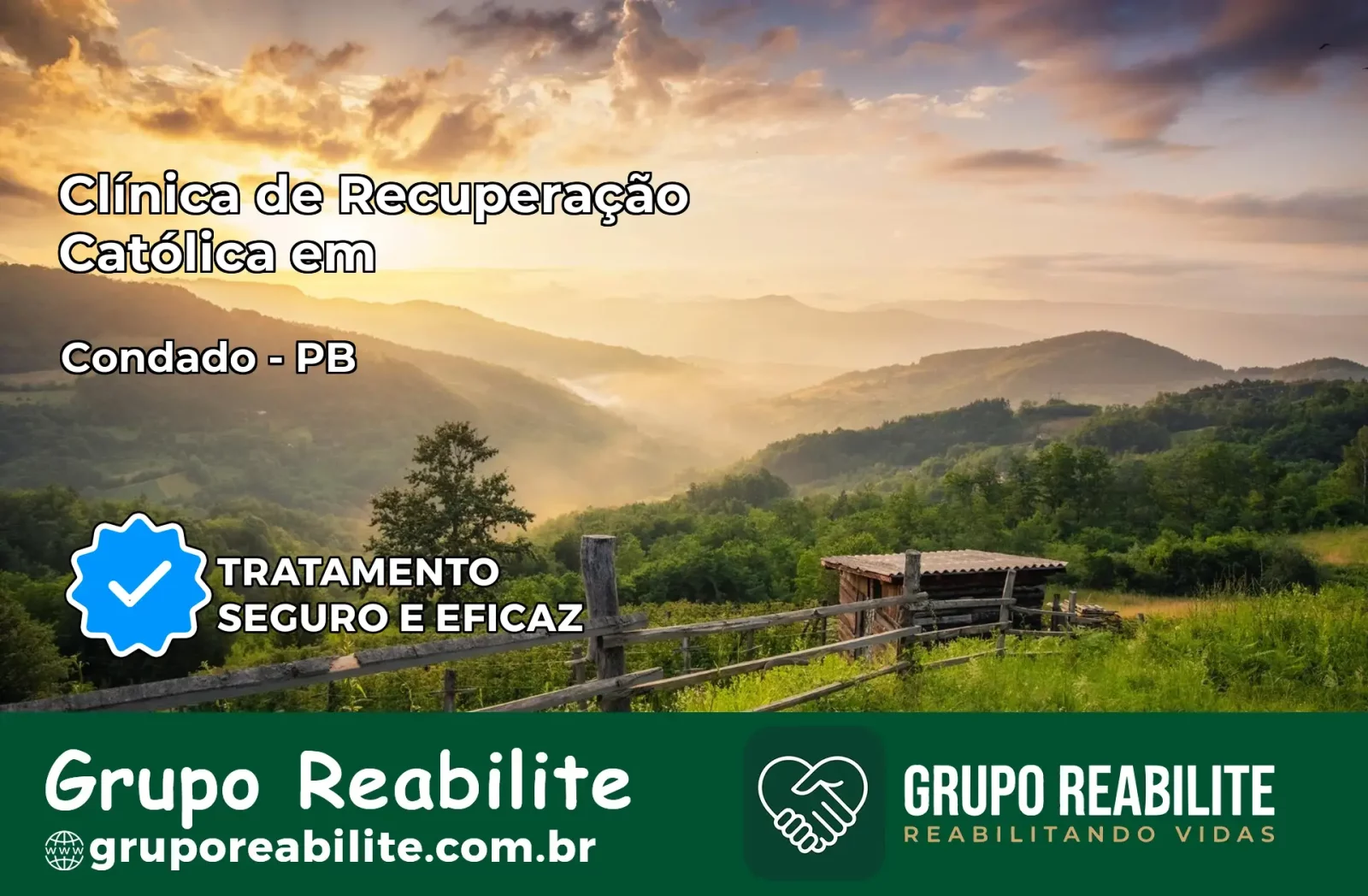 Clínica de Recuperação Católica em Condado | Internação 24h