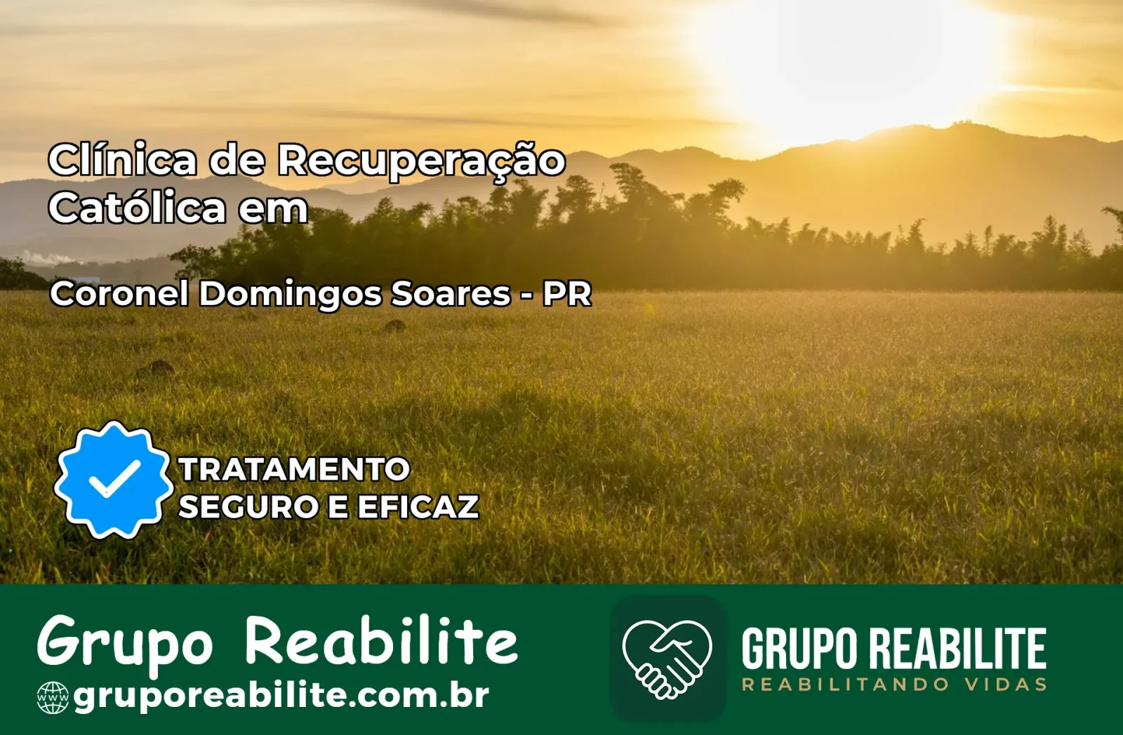 Clínica de Recuperação Católica em Coronel Domingos Soares | Internação 24h