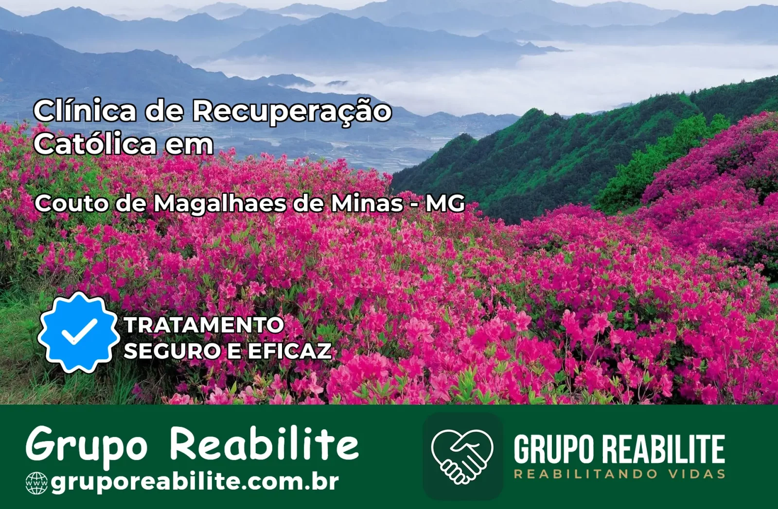 Clínica de Recuperação Católica em Couto de Magalhães de Minas | Internação 24h