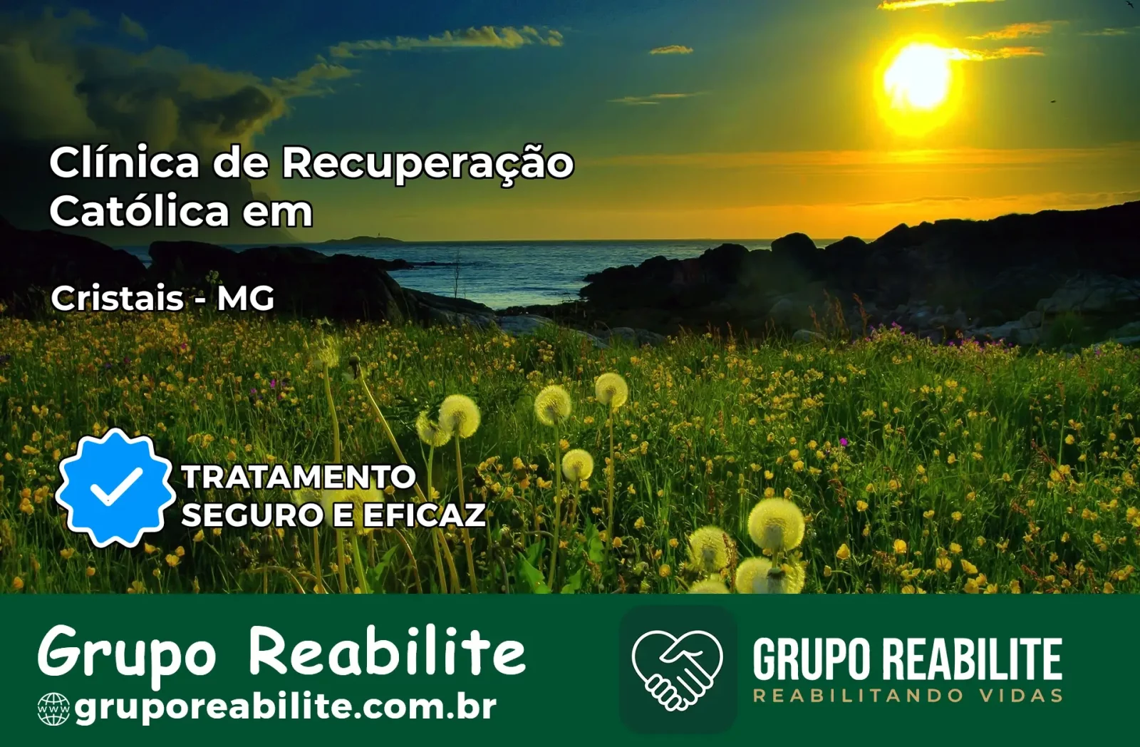 Clínica de Recuperação Católica em Cristais | Internação 24h