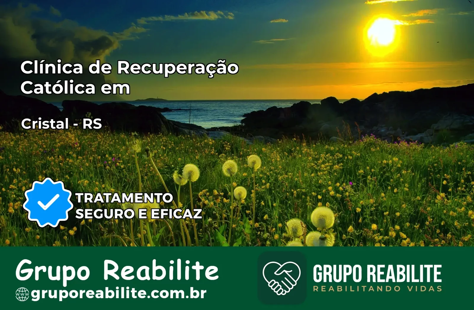 Clínica de Recuperação Católica em Cristal | Internação 24h