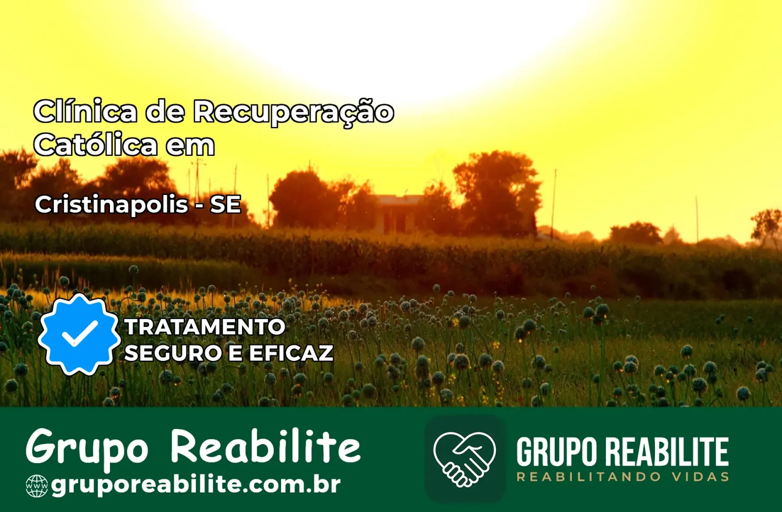 Clínica de Recuperação Católica em Cristinápolis | Internação 24h