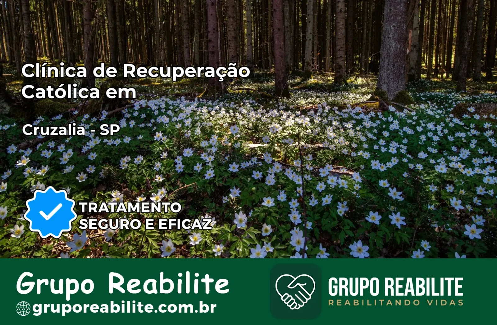 Clínica de Recuperação Católica em Cruzália | Internação 24h