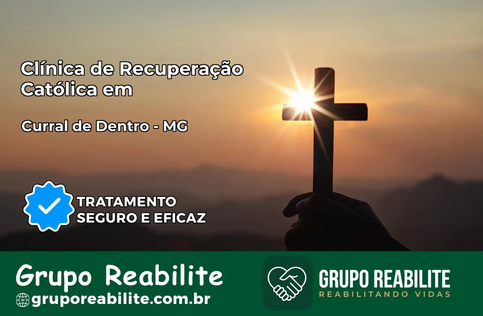Clínica de Recuperação Católica em Curral de Dentro | Internação 24h