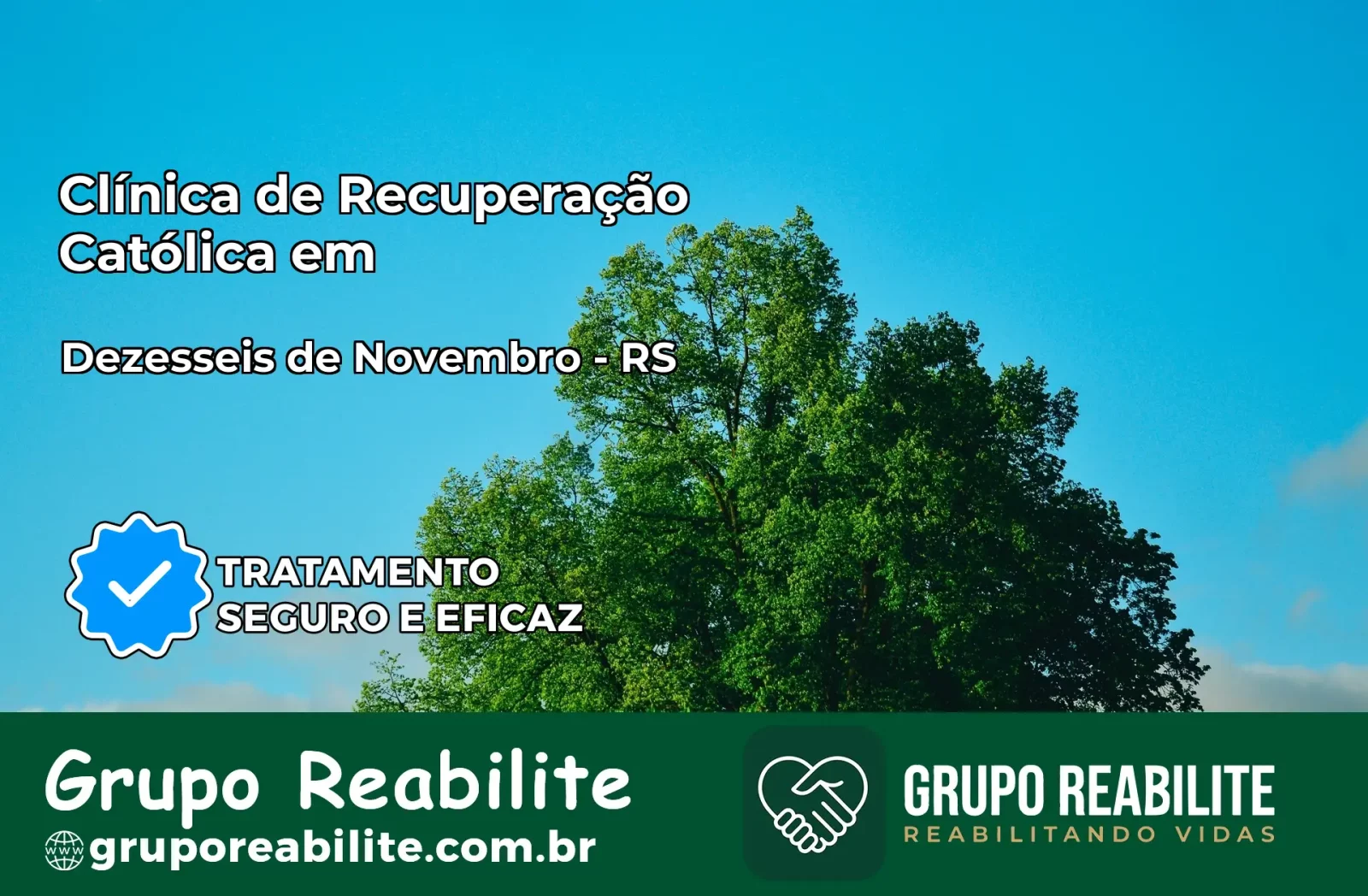 Clínica de Recuperação Católica em Dezesseis de Novembro | Internação 24h