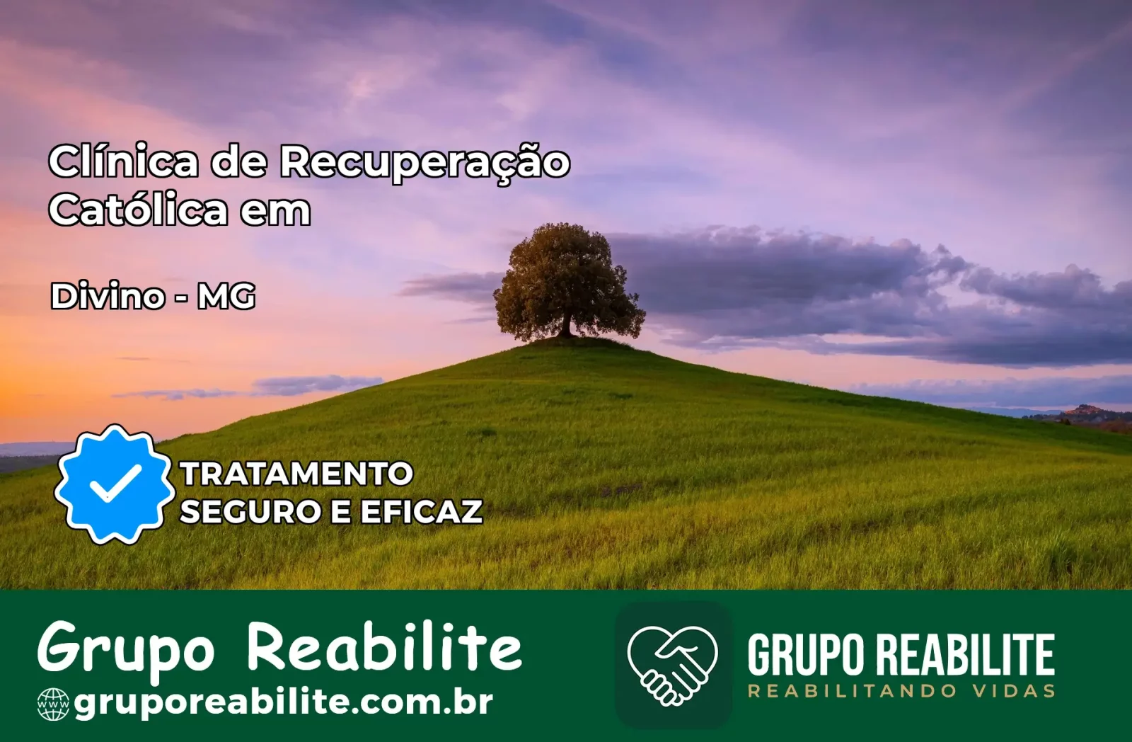 Clínica de Recuperação Católica em Divino | Internação 24h