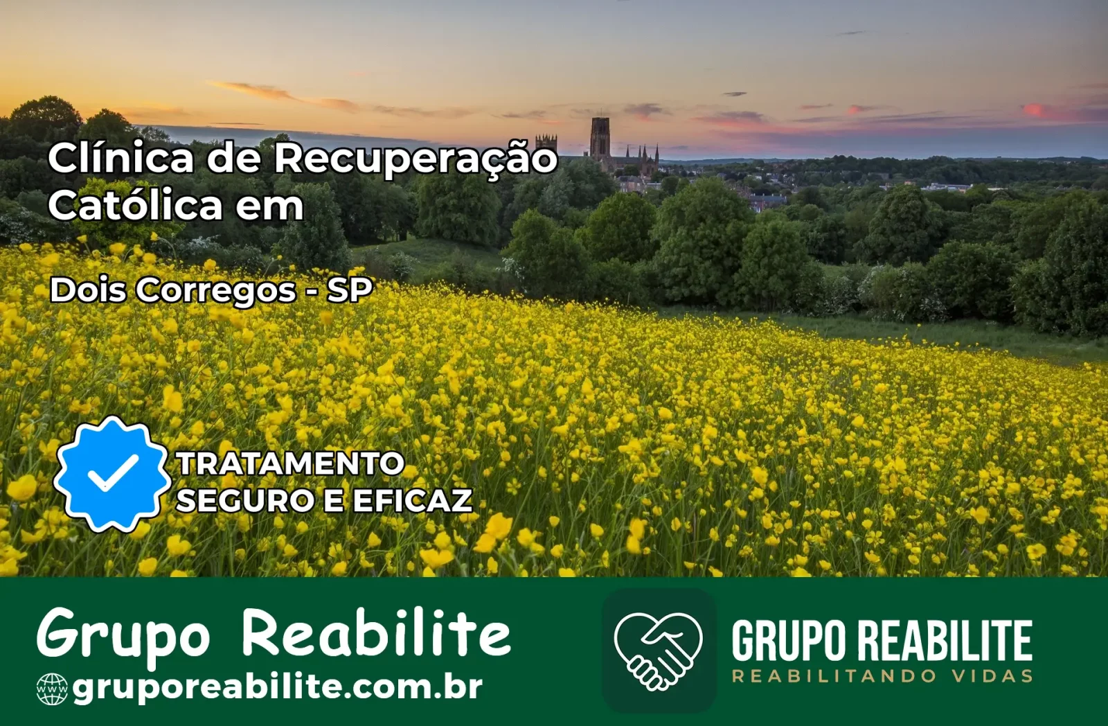 Clínica de Recuperação Católica em Dois Córregos | Internação 24h