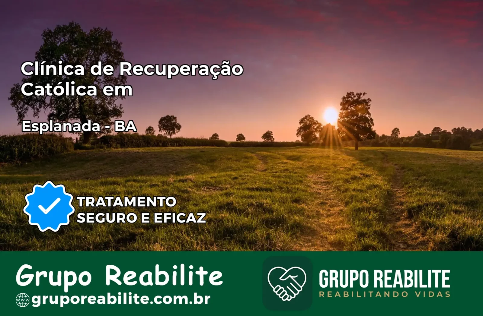 Clínica de Recuperação Católica em Esplanada | Internação 24h