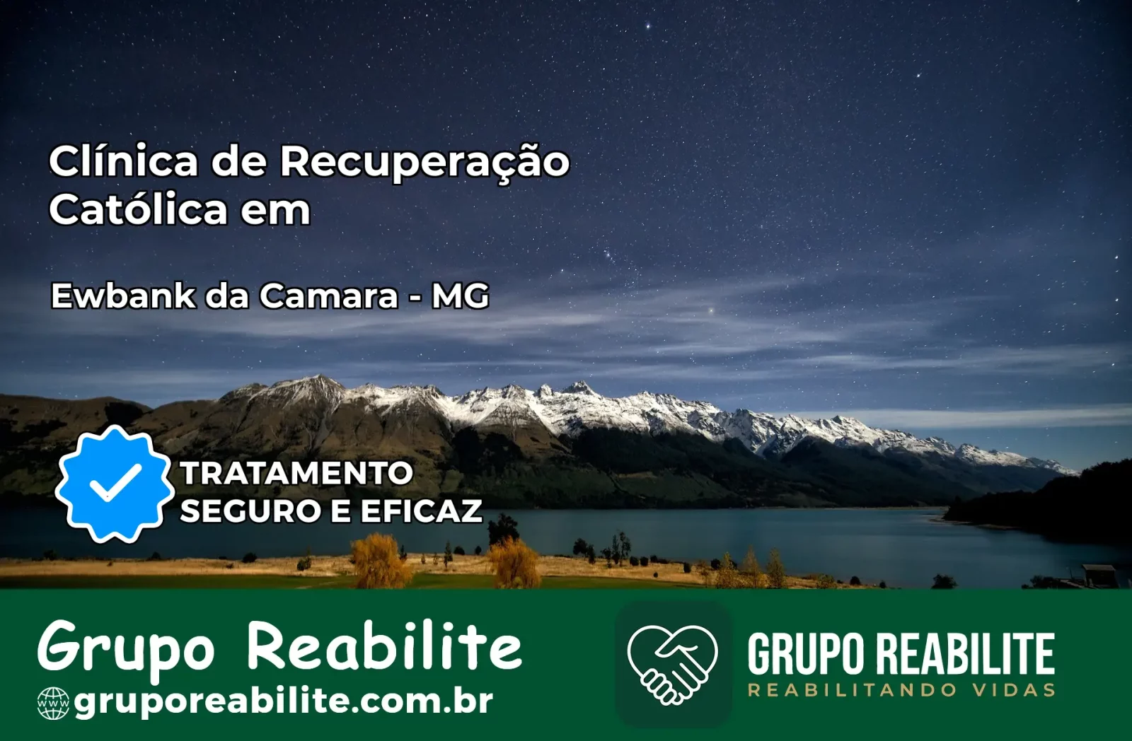 Clínica de Recuperação Católica em Ewbank da Câmara | Internação 24h
