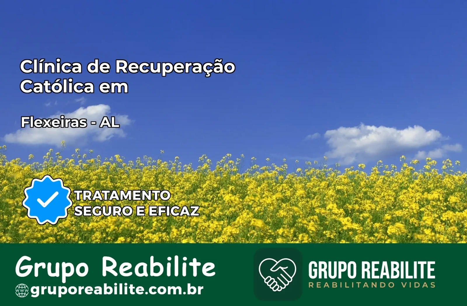 Clínica de Recuperação Católica em Flexeiras | Internação 24h