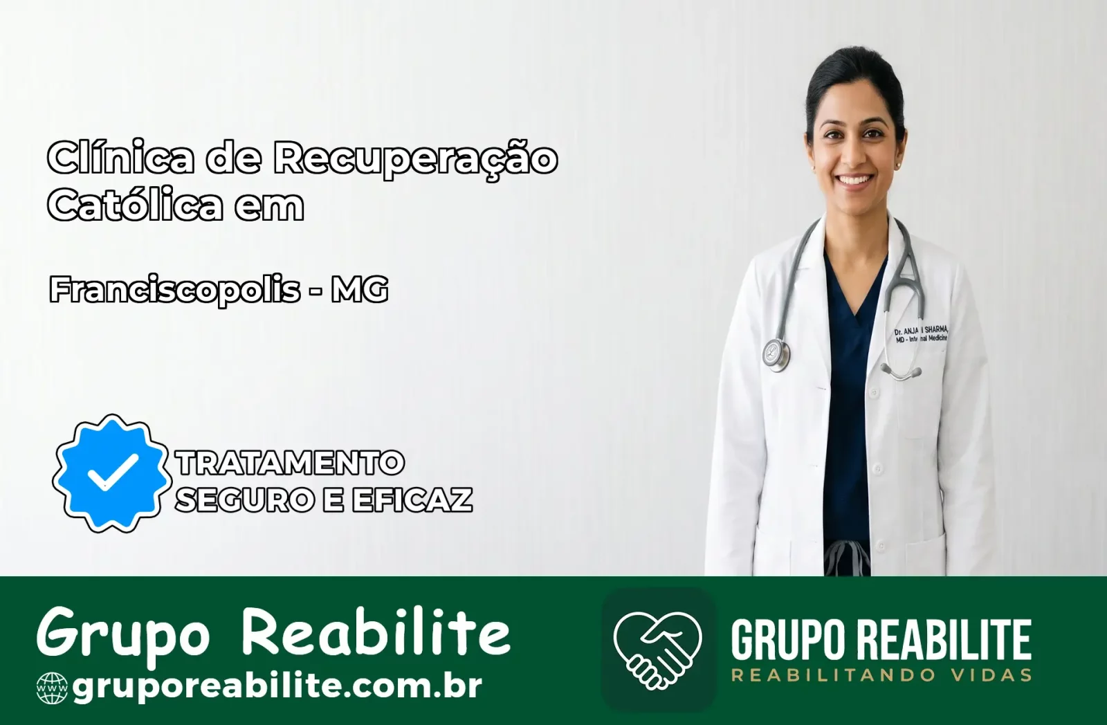 Clínica de Recuperação Católica em Franciscópolis | Internação 24h