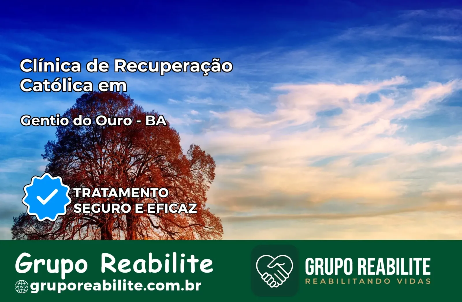 Clínica de Recuperação Católica em Gentio do Ouro | Internação 24h