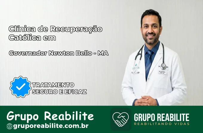Clínica de Recuperação Católica em Governador Newton Bello | Internação 24h