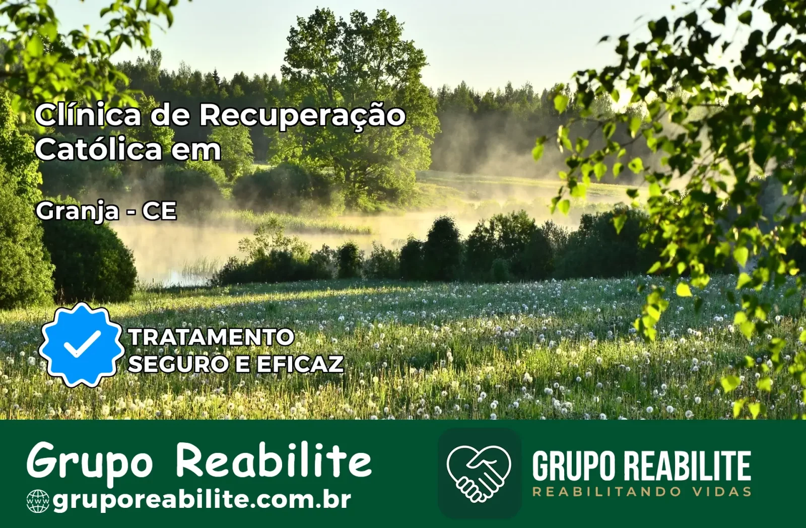 Clínica de Recuperação Católica em Granja | Internação 24h